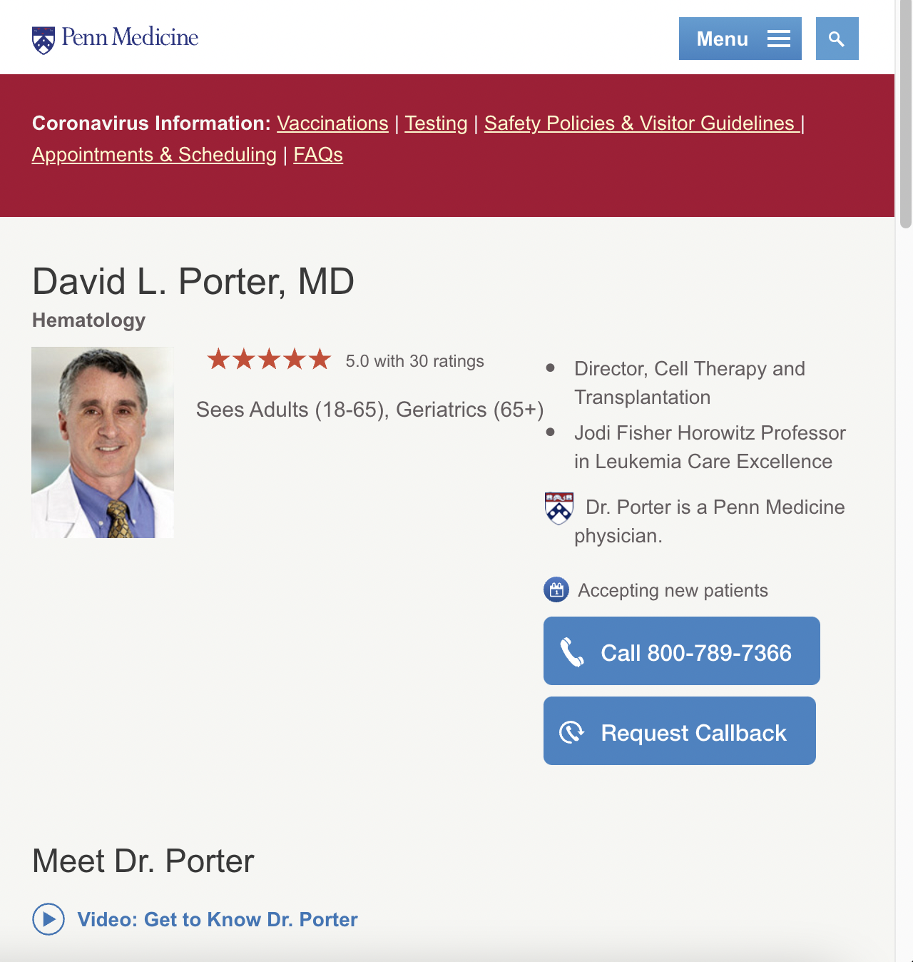 Doctors portal